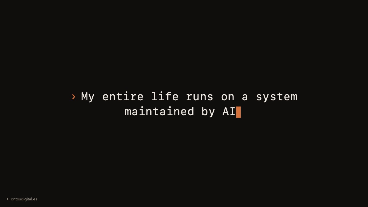 First scene of the ONTOS system demo